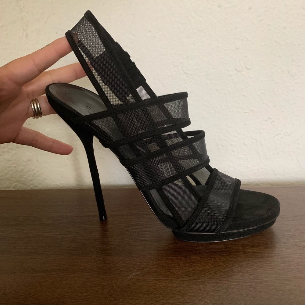 Gucci ‘bette’ mesh stiletto size 38.5